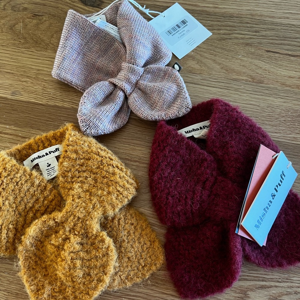 Misha and puff and oeuf kids scarf